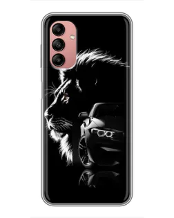 Чохол для Samsung Galaxy A04s з картинкою «BMW та лев»