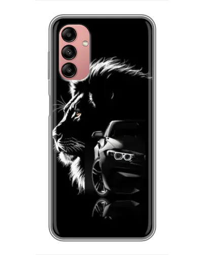 Чохол для Samsung Galaxy A04s з картинкою «BMW та лев»
