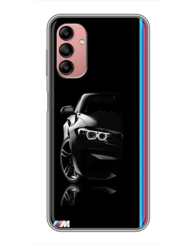 Чохол для Samsung Galaxy A04s з картинкою «Силует BMW в темряві»