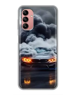 Чохол для Samsung Galaxy A04s з картинкою «BMW у диму»