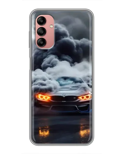 Чохол для Samsung Galaxy A04s з картинкою «BMW у диму»