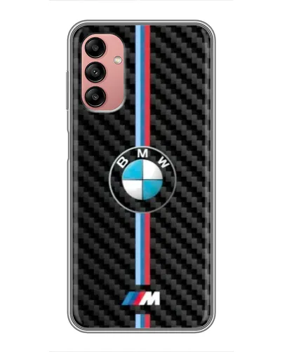 Чохол для Samsung Galaxy A04s з картинкою «Емблема BMW та карбон»
