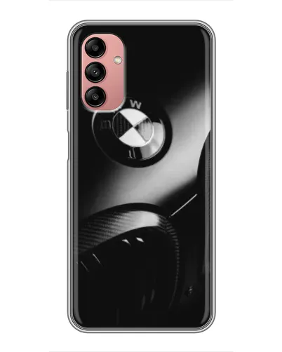 Чохол для Samsung Galaxy A04s з картинкою «Емблема BMW — макро»