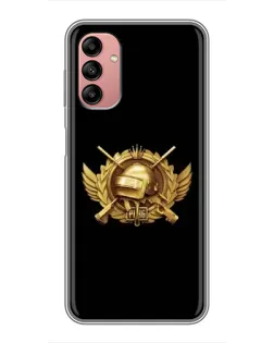 Чохол для Samsung Galaxy A04s з картинкою «PUBG — помаранчевий градієнт»