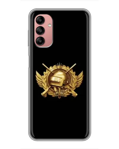 Чохол для Samsung Galaxy A04s з картинкою «PUBG — помаранчевий градієнт»