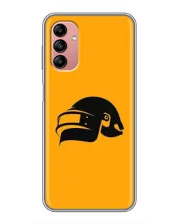 Чохол для Samsung Galaxy A04s з картинкою «PUBG — золотий шолом»