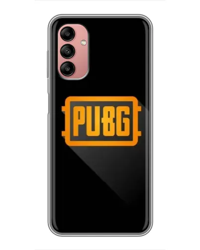 Чохол для Samsung Galaxy A04s з картинкою «PUBG — рамка лого»