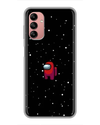 Чохол для Samsung Galaxy A04s з картинкою «Червоний Among Us»