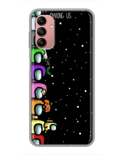 Чохол для Samsung Galaxy A04s з картинкою «Команда Among Us»
