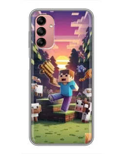 Чохол для Samsung Galaxy A04s з картинкою «Стів на фермі» Чохол для Samsung Galaxy A04s з картинкою «Стів на фермі»