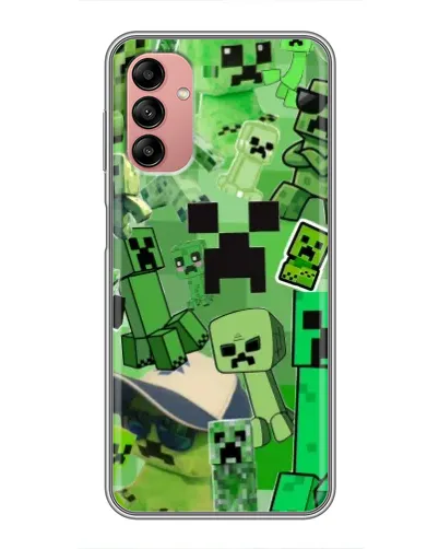 Чехол для Samsung Galaxy A04s с картинкой «Криперы Minecraft» Чехол для Samsung Galaxy A04s с картинкой «Криперы Minecraft»