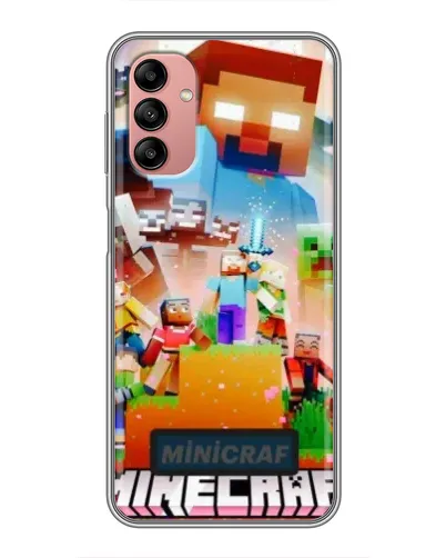 Чехол для Samsung Galaxy A04s с картинкой «Minecraft герои игры» Чехол для Samsung Galaxy A04s с картинкой «Minecraft герои игры»