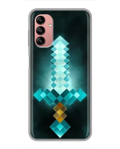 Чехол для Samsung Galaxy A04s с картинкой «Алмазный меч неон» Чехол для Samsung Galaxy A04s с картинкой «Алмазный меч неон»