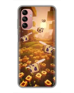 Чехол для Samsung Galaxy A04s с картинкой «Поле подсолнухов»