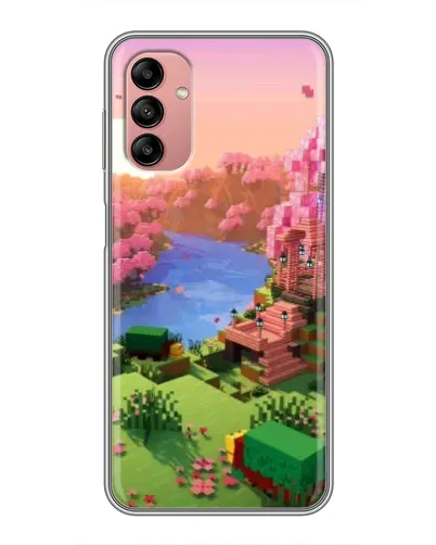 Чехол для Samsung Galaxy A04s с картинкой «Розовое дерево Minecraft» Чехол для Samsung Galaxy A04s с картинкой «Розовое дерево Minecraft»
