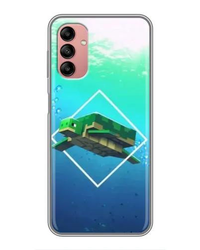 Чехол для Samsung Galaxy A04s с картинкой «Черепаха Minecraft»