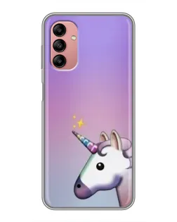Чехол для Samsung Galaxy A04s с картинкой «Единорог градиент»