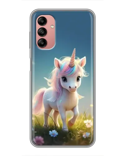 Чехол для Samsung Galaxy A04s с картинкой «Единорог на поляне» Чехол для Samsung Galaxy A04s с картинкой «Единорог на поляне»