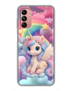 Чехол для Samsung Galaxy A04s с картинкой «Маленький единорог»