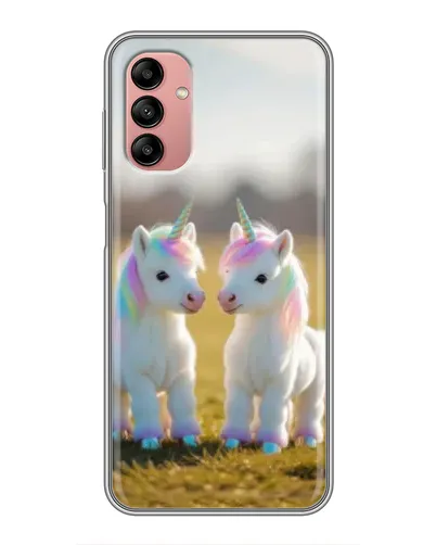 Чехол для Samsung Galaxy A04s с картинкой «Пара единорогов» Чехол для Samsung Galaxy A04s с картинкой «Пара единорогов»