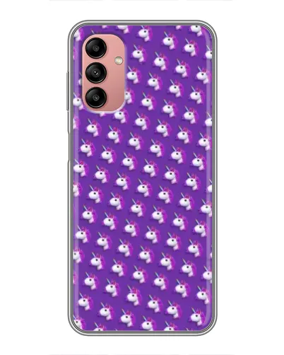 Чехол для Samsung Galaxy A04s с картинкой «Единороги на фиолетовом» Чехол для Samsung Galaxy A04s с картинкой «Единороги на фиолетовом»