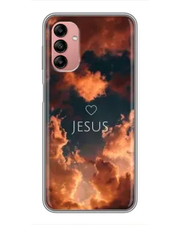 Чохол для Samsung Galaxy A04s з картинкою «Сяйво Імені Jesus»