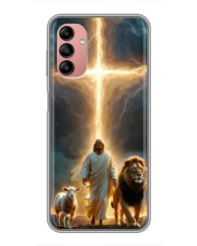 Чохол для Samsung Galaxy A04s з картинкою «Лев Юди та Світло» Чохол для Samsung Galaxy A04s з картинкою «Лев Юди та Світло»