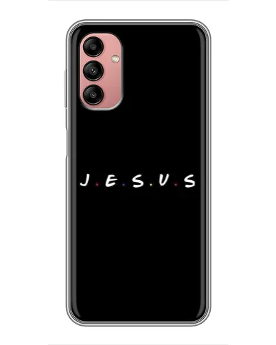 Чохол для Samsung Galaxy A04s з картинкою «Крапки віри J.E.S.U.S.» Чохол для Samsung Galaxy A04s з картинкою «Крапки віри J.E.S.U.S.»