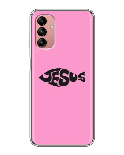 Чохол для Samsung Galaxy A04s з картинкою «Рожевий символ Jesus» Чохол для Samsung Galaxy A04s з картинкою «Рожевий символ Jesus»