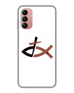 Чохол для Samsung Galaxy A04s з картинкою «Риба та хрест»