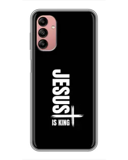 Чохол для Samsung Galaxy A04s з картинкою «Вертикаль віри Jesus»