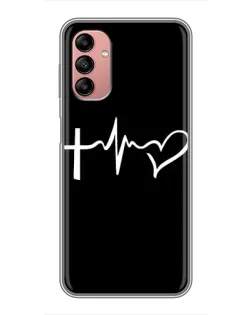 Чехол для Samsung Galaxy A04s с картинкой «Пульс веры» Чехол для Samsung Galaxy A04s с картинкой «Пульс веры»