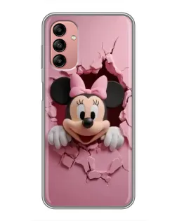 Чехол для Samsung Galaxy A04s с картинкой «Минни сквозь стену»