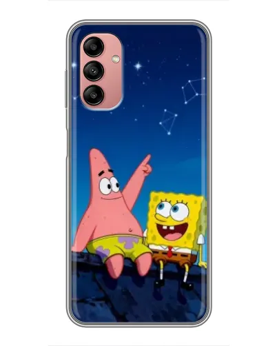 Чехол для Samsung Galaxy A04s с картинкой «Губка Боб и Патрик ночью» Чехол для Samsung Galaxy A04s с картинкой «Губка Боб и Патрик ночью»