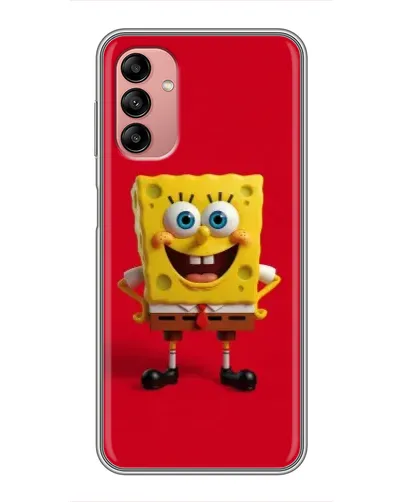 Чехол для Samsung Galaxy A04s с картинкой «Спанч Боб на красном» Чехол для Samsung Galaxy A04s с картинкой «Спанч Боб на красном»