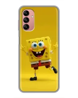 Чехол для Samsung Galaxy A04s с картинкой «Позитивный Губка Боб» Чехол для Samsung Galaxy A04s с картинкой «Позитивный Губка Боб»