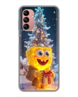 Чехол для Samsung Galaxy A04s с картинкой «Рождественский Спанч Боб» Чехол для Samsung Galaxy A04s с картинкой «Рождественский Спанч Боб»