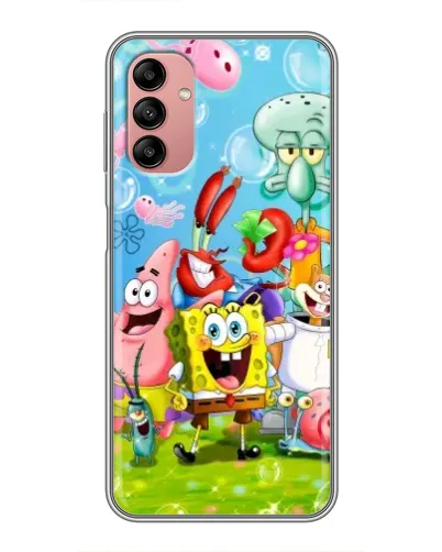 Чехол для Samsung Galaxy A04s с картинкой «Губка Боб и друзья» Чехол для Samsung Galaxy A04s с картинкой «Губка Боб и друзья»