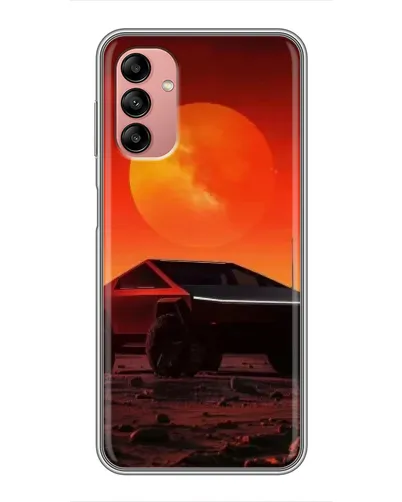 Чохол для Samsung Galaxy A04s з картинкою «Cybertruck на Марсі»