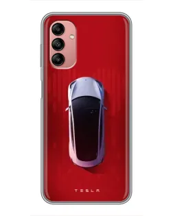 Чохол для Samsung Galaxy A04s з картинкою «Tesla Top View»