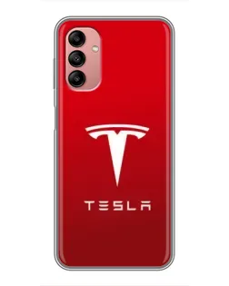 Чохол для Samsung Galaxy A04s з картинкою «Tesla Red Classic»