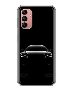 Чохол для Samsung Galaxy A04s з картинкою «Силует Tesla Night»