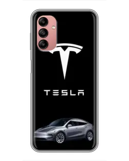 Чохол для Samsung Galaxy A04s з картинкою «Tesla Model Y»