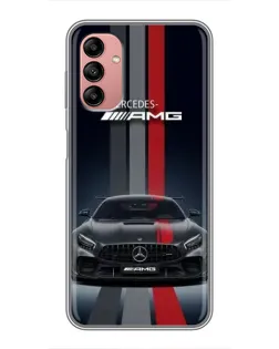 Чохол для Samsung Galaxy A04s з картинкою «Mercedes — білий карбон»
