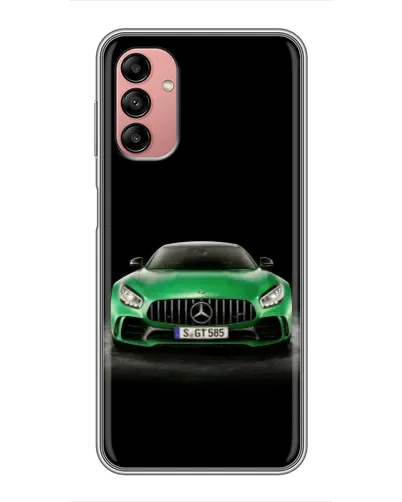 Чохол для Samsung Galaxy A04s з картинкою «Mercedes — неоновий лого»