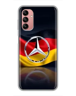 Чохол для Samsung Galaxy A04s з картинкою «Mercedes — прапор Німеччини»