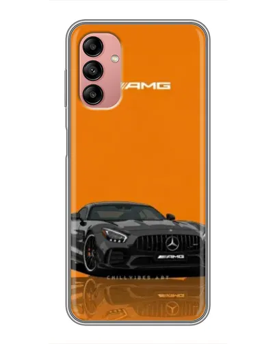 Чохол для Samsung Galaxy A04s з картинкою «Помаранчевий Mercedes AMG»
