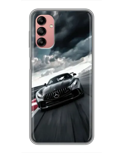Чохол для Samsung Galaxy A04s з картинкою «Гоночний Mercedes AMG»