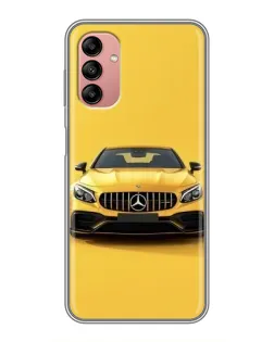Чохол для Samsung Galaxy A04s з картинкою «Жовтий Mercedes GT»