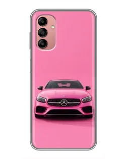 Чохол для Samsung Galaxy A04s з картинкою «Рожевий Mercedes AMG»